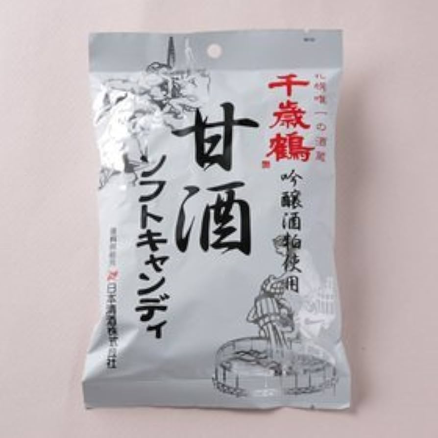 甘酒ソフトキャンディ96g100袋　千歳鶴 ロマンス製菓　北海道　飴 Amazon.co.jp: ロマンス製菓 甘酒ソフトキャンディ 千歳鶴吟醸